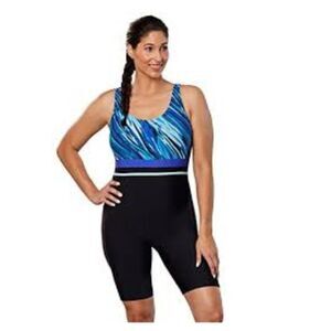 Aquabelle Swimsuit Size 26W One Piece Ripple Empire NWT